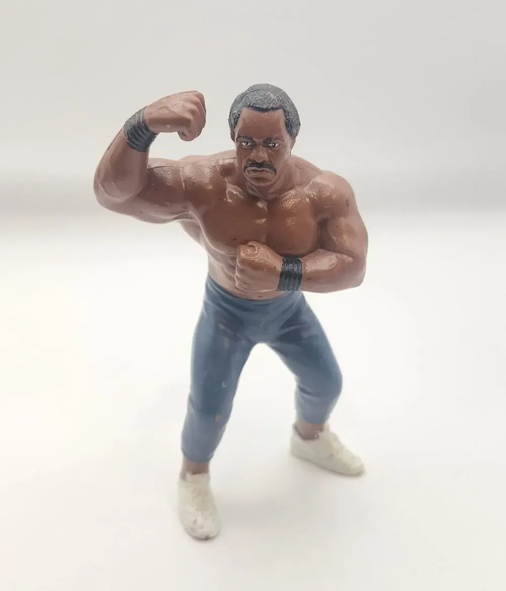 Vintage 1990 Galoob WWF WCW Ron Simmons Action Figure 4.5
